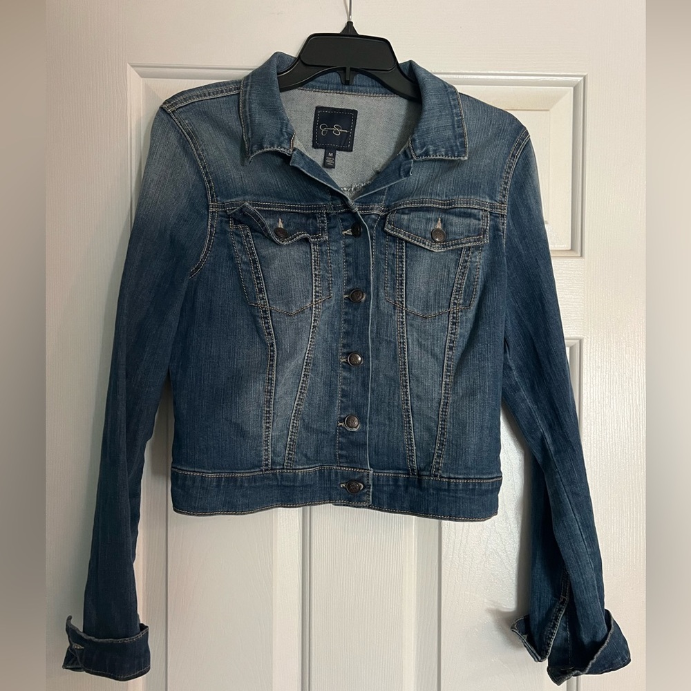 Jessica Simpson Women’s Denim Jean Jacket Size M